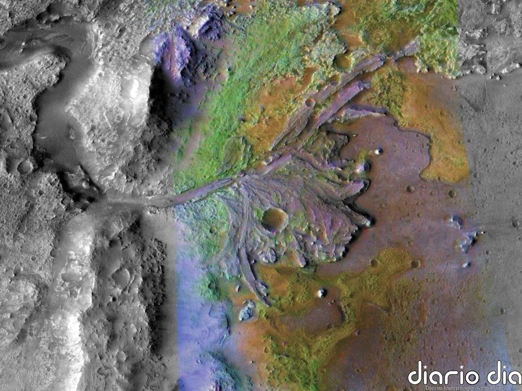 El cráter Jezero de Marte registró múltiples episodios de habitabilidad