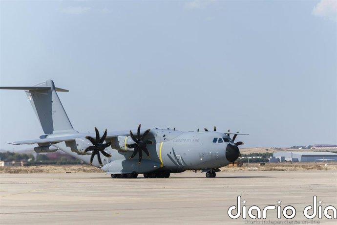 El Gobierno aprueba una nueva declaración de emergencia para atender a niños gazatíes enfermos o heridos Archivo - El avión A400M medicalizado en la Base Aérea de Torrejón de Ardoz (Madrid) con un grupo de 15 niños gazatíes.