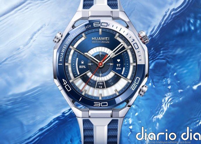 Huawei añade comunicación submarina basada en sonar en su reloj premium Watch Ultimate 2 Reloj Huawei Watch Ultimate 2
