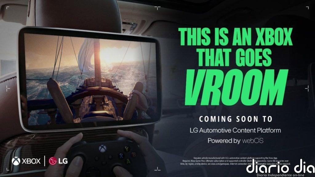 La beta de Xbox Cloud Gaming llegará a los coches de la mano de la plataforma ACP webOS de LG