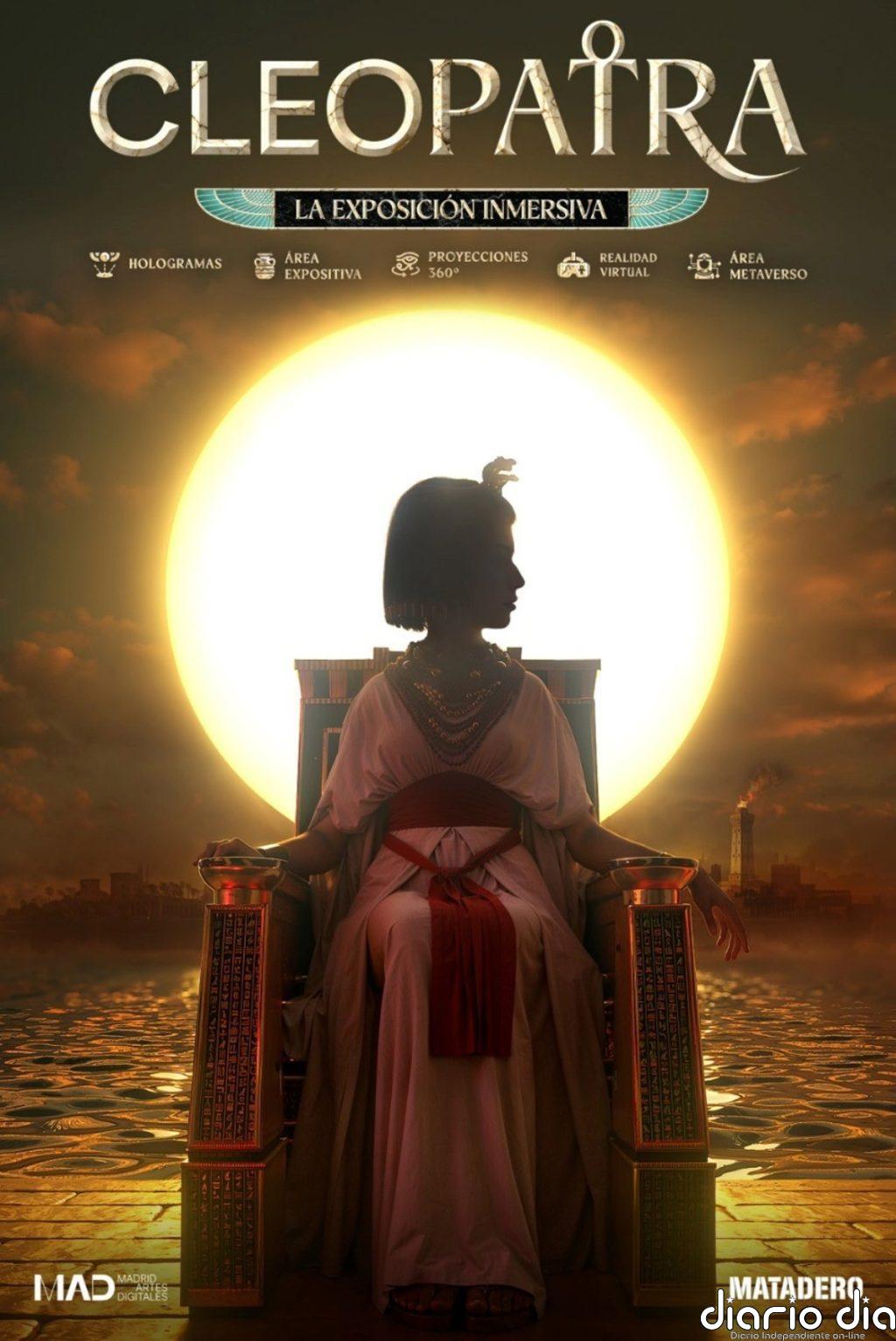 La exposición inmersiva 'Cleopatra' abre sus puertas este viernes en Madrid con un viaje multisensorial por Egipto