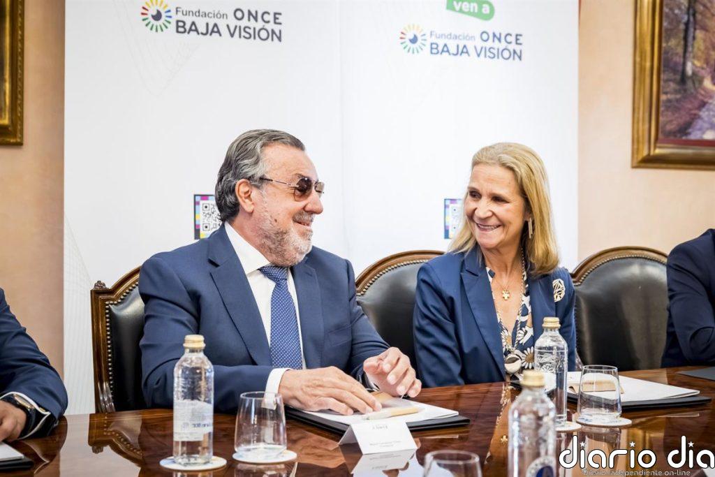 La Infanta Elena, nombrada presidenta de honor de la Fundación ONCE Baja Visión