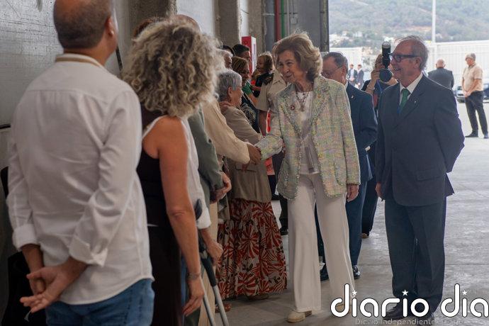 La reina Sofía visita Ceuta 18 años después de su paso por la ciudad junto al rey Juan Carlos