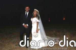 Pablo López y Laura Rubio posan como marido y mujer tras su segunda boda