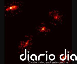 Una excepcional cruz de Einstein revela materia oscura oculta