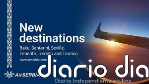 Air Serbia lanza nuevos vuelos directos a Sevilla y Tenerife a partir del último trimestre de 2026