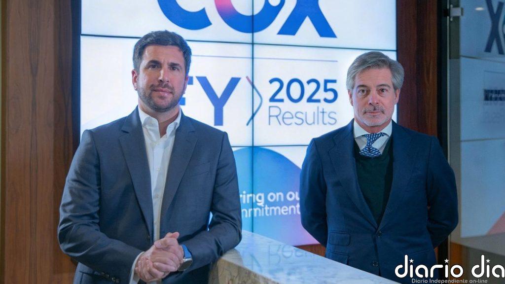 Cox eleva sus ingresos un 62%, hasta los 1.140 millones de euros