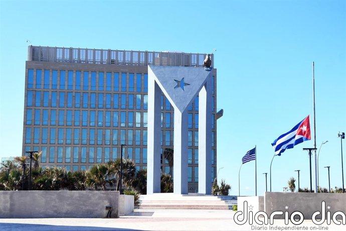 Cuba dice que EEUU se muestra dispuesto a "cooperar" tras la muerte de cuatro personas en sus aguas territoriales Archivo - La Embajada de Estados Unidos en La Habana, Cuba