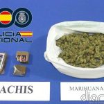 Detenida una pareja que ocultaba en su coche más de 300 gramos de hachís y marihuana en Salamanca