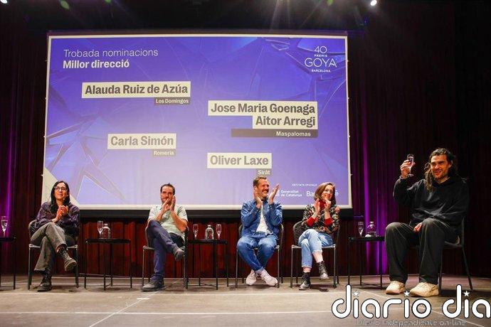 Directores nominados ven un "momento dulce" en el cine español y de nuevas voces