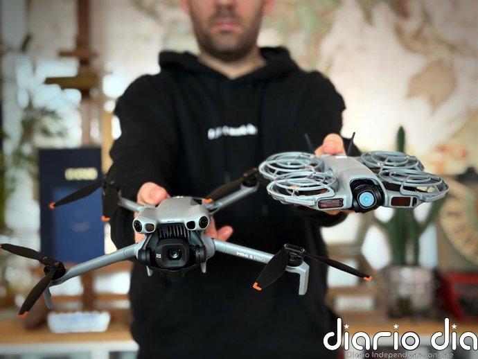 DJI Mini 5 Pro vs DJI Neo 2: dos drones ganadores para llegar a todos los públicos De izquierda a derecha: DJI Mini 5 y DJI Neo 2