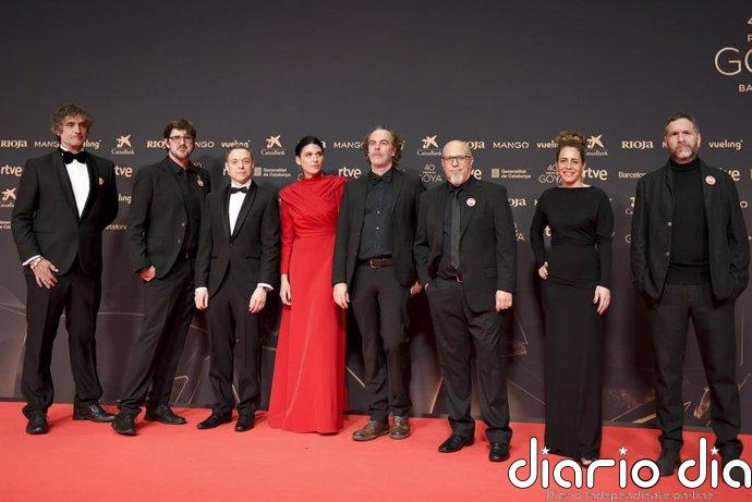 El cine español reivindica con chapas el 'FREE PALESTINE' en la alfombra de los Goya y se muestra "estupefacto" por Irán