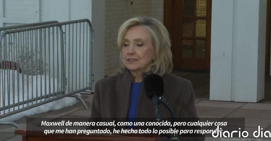 Hillary Clinton tras declarar sobre Epstein: “Nunca le conocí ni tuve conexión alguna con él”