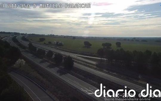 Investigada una conductora por circular 33 kilómetros en sentido contrario por la A-3 en Cuenca