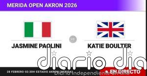 Jasmine Paolini - Katie Boulter, en directo hoy: sigue el partido de Merida Open Akron