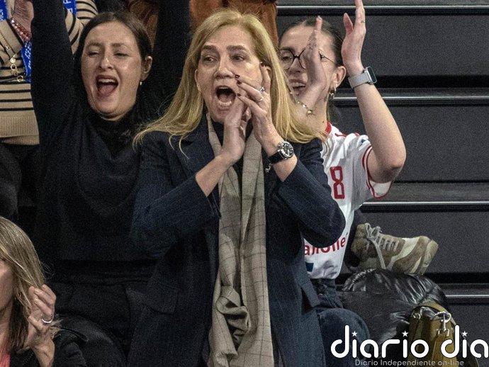 La infanta Cristina, de la euforia a la angustia y la preocupación en el último partido de su hijo Pablo Urdangarín