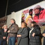 Martínez inicia la campaña en Soria con la pegada de carteles y aboga por el "cambio" para el "futuro" de CyL