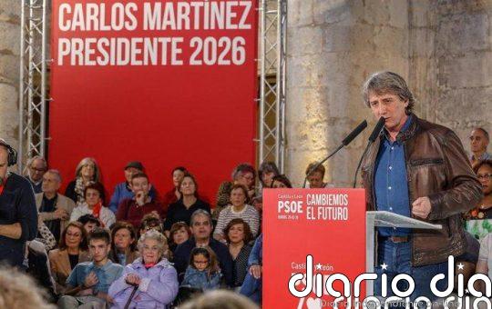 Martínez reivindica un Gobierno socialista centrado "en las personas" que combata las políticas de la derecha