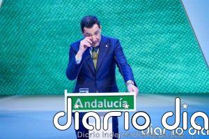 Moreno rompe a llorar en el discurso del 28F al recordar a las víctimas de Adamuz (Córdoba): "Nunca os dejaremos solos"