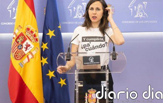 Podemos aleja una alianza con Sumar tras la renuncia de Yolanda Díaz porque han sostenido al PSOE a "cualquier precio"
