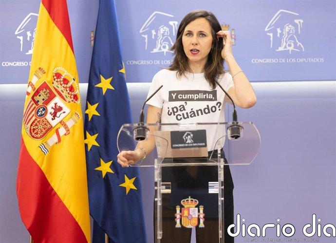 Podemos aleja una alianza con Sumar tras la renuncia de Yolanda Díaz porque han sostenido al PSOE a "cualquier precio"