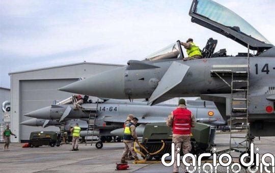 Un Eurofighter español y otro alemán se activan ante la violación del espacio aéreo de Rumanía por un dron