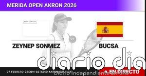 Zeynep Sonmez - Cristina Bucsa, en directo hoy: sigue el partido de Merida Open Akron