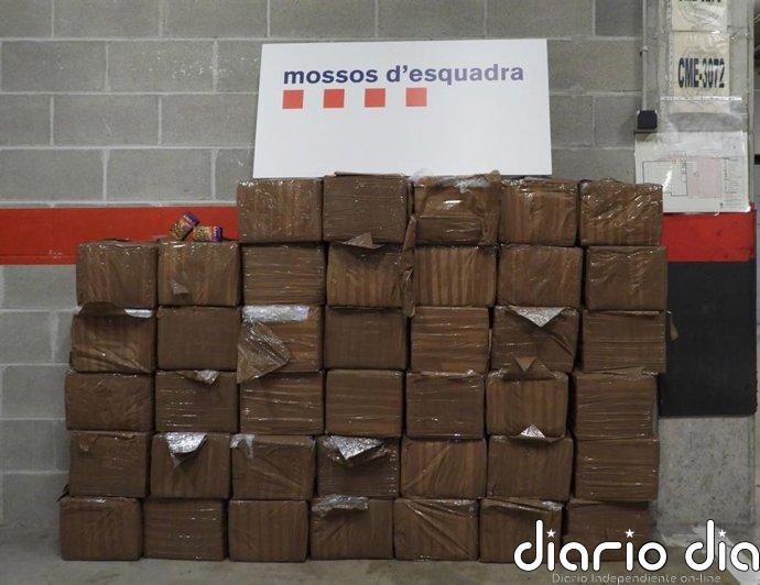 3 detenidos relacionados con la localización de 630 kilos de hachís en Vilafranca (Barcelona)