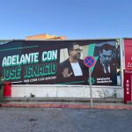 Adelante pega las primeras vallas electorales de su candidato a la Junta: "Con José Ignacio para echar a las derechas"