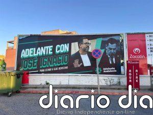 Adelante pega las primeras vallas electorales de su candidato a la Junta: "Con José Ignacio para echar a las derechas"