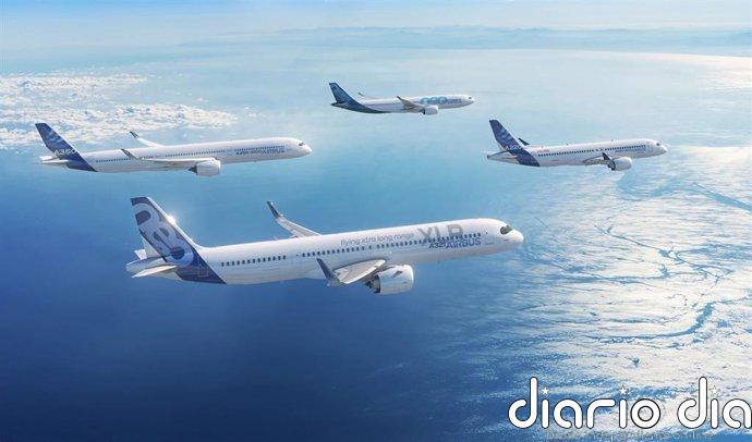 Airbus entrega 54 aviones comerciales hasta febrero, once menos que un año antes