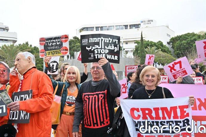 Al menos 18 detenidos en manifestaciones contra la guerra en Israel