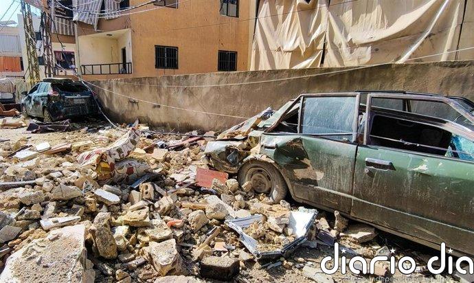 Al menos dos muertos, incluido un sanitario, y decenas de heridos en nuevos ataques israelíes en el sur de Líbano