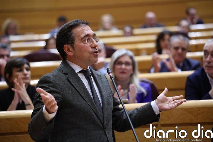 Albares defiende que la operación de EEUU e Israel en Irán "no va de democracia, va de otras cosas"