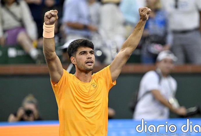 Alcaraz barre a Dimitrov en su debut en Indian Wells y sigue invicto en 2026