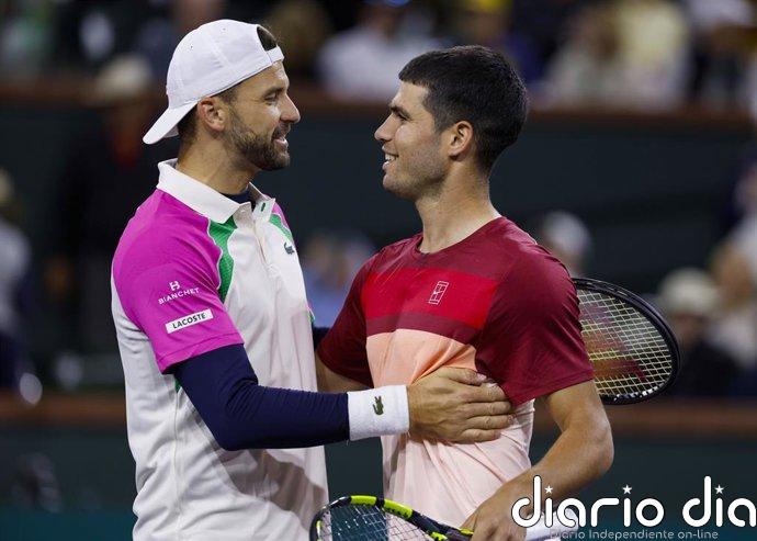Alcaraz debutará en Indian Wells contra Dimitrov