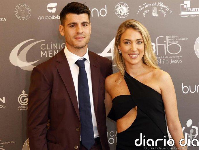 Álvaro Morata sorprende con un inesperado mensaje de felicitación a Alice Campello en su cumpleaños