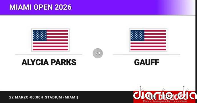 Alycia Parks - Coco Gauff, en directo hoy: sigue el partido de Miami Open