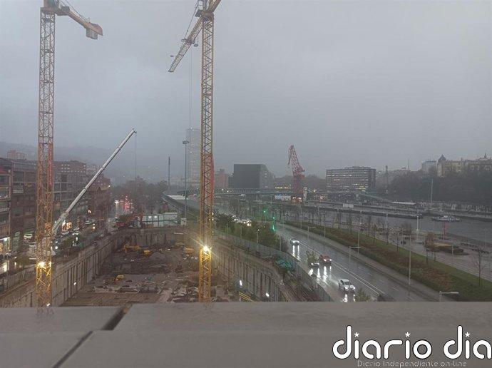 Ambiente invernal, lluvioso y bajada de las temperaturas este domingo en Euskadi