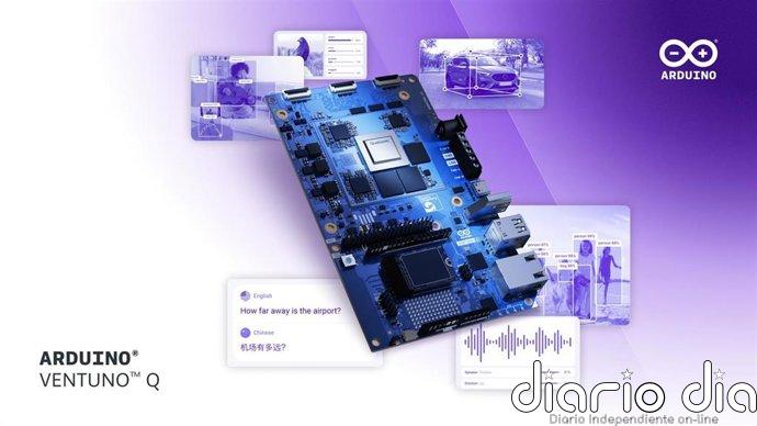 Arduino anuncia la placa VENTUNO Q potenciada con los procesadores Dragonwing IQ-8 para democratizar la IA en el edge