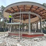 Arrancan las obras de reparación y conservación del Templete de Música del Parque 'Abelardo Sánchez' de Albacete