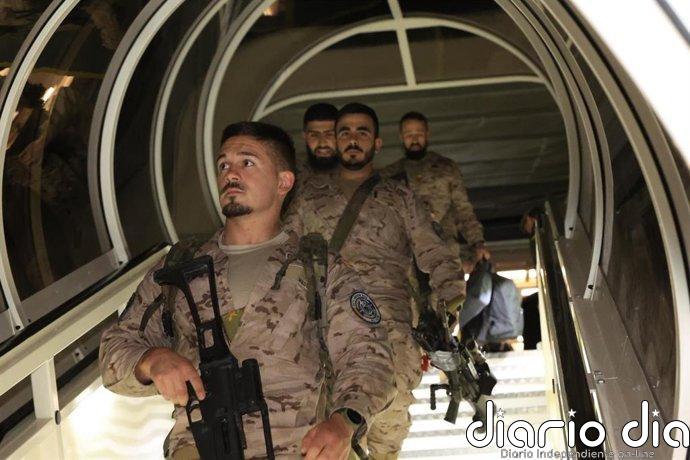 Aterriza en la base aérea de Torrejón un grupo de 200 militares españoles evacuados de Irak