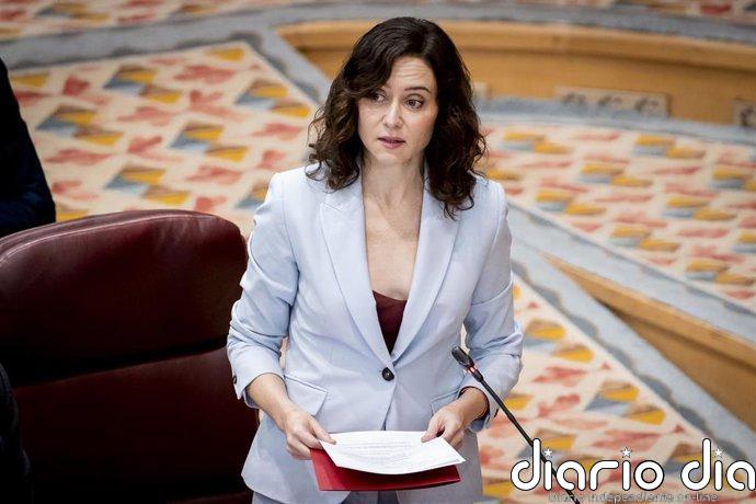 Ayuso defiende que quien "persigue" a Miguel Ángel Rodríguez es "la izquierda" y no la Justicia