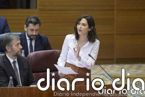 Ayuso dice que si fuera por PSOE el régimen iraní "seguiría armándose" y le acusa de "alimentar" Guerra Civil española