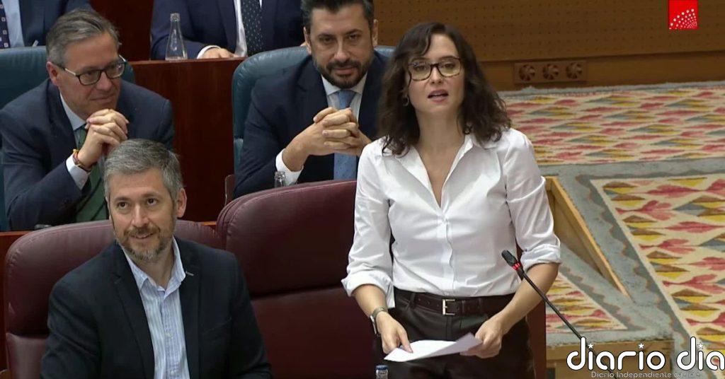 Ayuso otorga un 'Oscar' a "Podemos, Sumar y Hamás Madrid": "El poder del caviar les ha vencido, señorías"