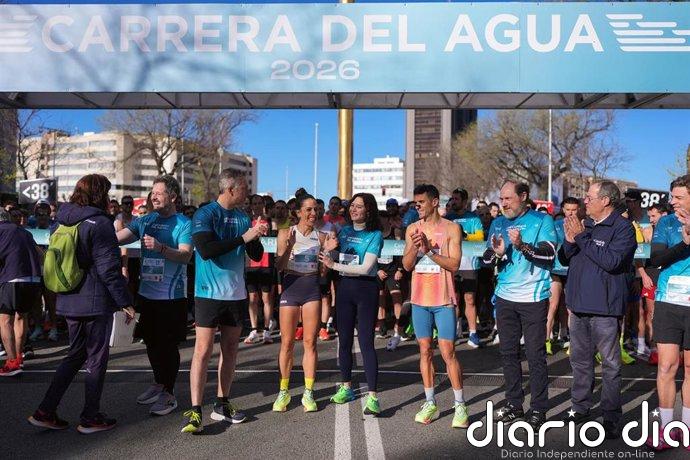 Ayuso participa en la 43º Carrera del Agua: "Estamos muy orgullosos de una de las joyas de Madrid"