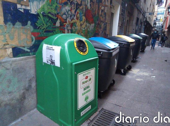 Bilbao recuerda que la nueva tasa de residuos se paga este año, de forma excepcional, separada del resto de tributos