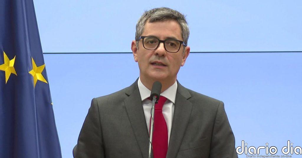 Bolaños: "La ronda telefónica está terminada, excepto con Vox, que ni responde ni se espera que respondan"