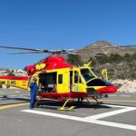 Bomberos rescatan a una senderista que se había caído en Alfàs del Pi