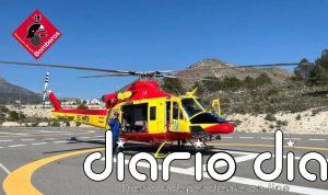 Bomberos rescatan a una senderista que se había caído en Alfàs del Pi